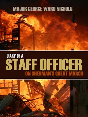 cover image of Diary of a Staff Officer on Sherman's Great March